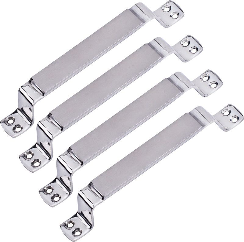 VVA Stainless Steel Cabinet/Drawer Handle  (Silver Pack of 4)