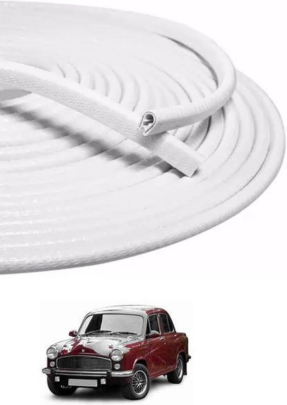FKOK Rubber, PTFE (Non-stick) Car Door Guard  (White, Pack of 1, Universal For Car, Ambassador)