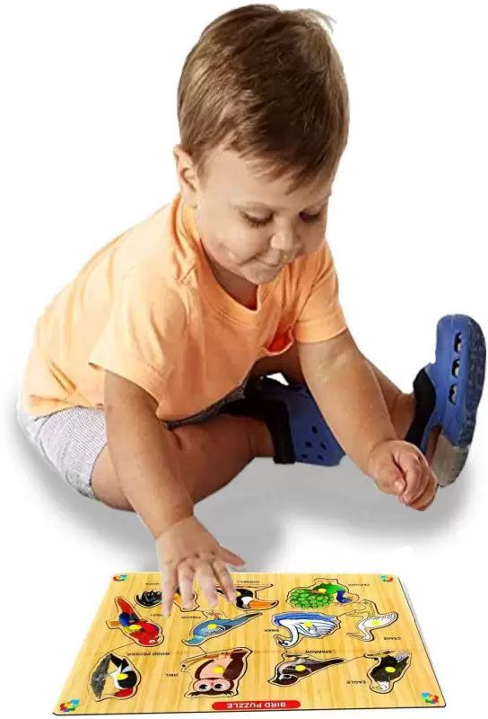 Cyrus Wooden Puzzle Educational Learning Board Kids Children Toddlers  (Multicolor)