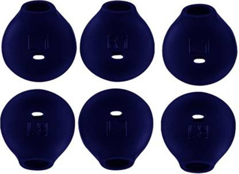 qweezer FDE584R In The Ear Headphone Cushion  (Pack of 6, Blue)