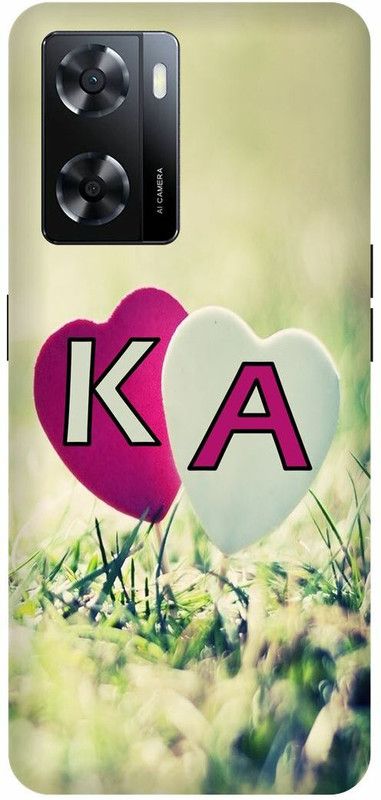 Dimora Back Cover for OPPO A57, K LOVES A NAME K NAME A LETTER ALPHABET K LOVE A NAME  (Multicolor, Hard Case, Pack of: 1)