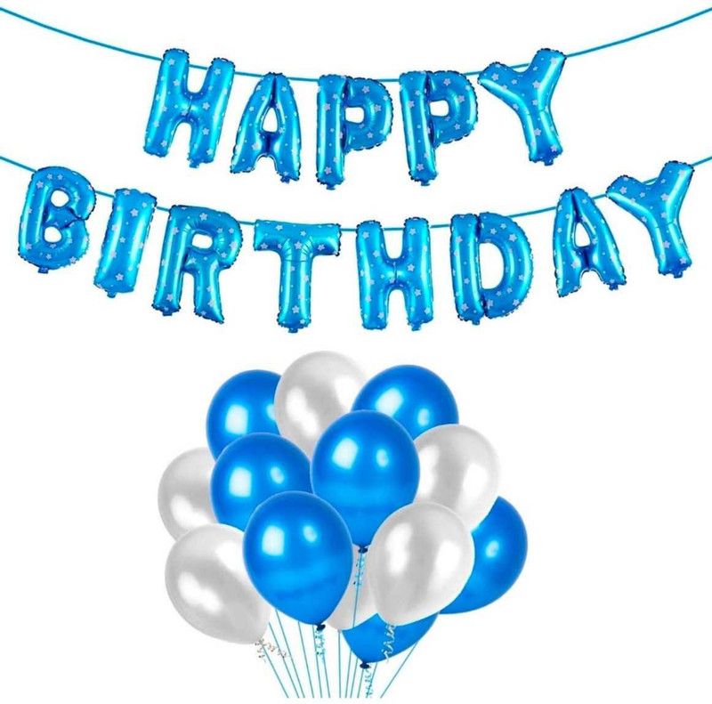 FLIPZONE Happy Birthday Latex Balloon, 51 Piece,  (Set of 51)