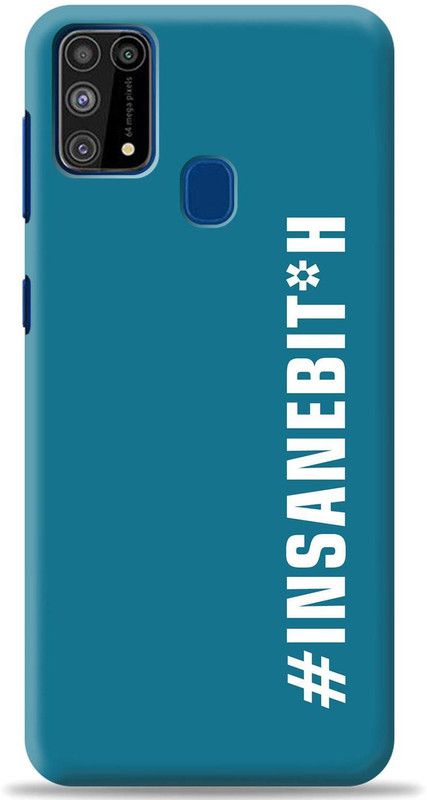 Loffar Back Cover for Samsung Galaxy M31  (Blue, White, Shock Proof, Pack of: 1)