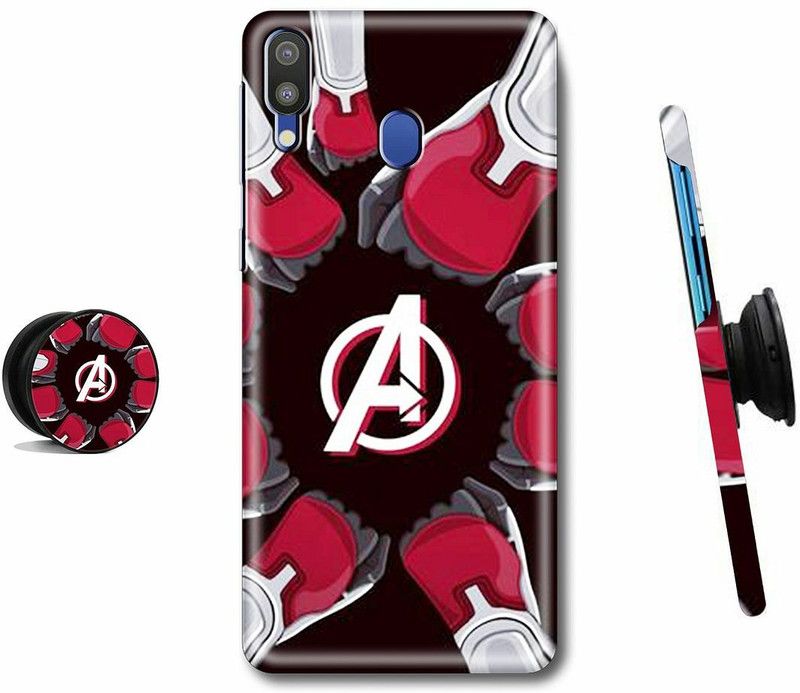 Kizin Back Cover for Samsung Galaxy M20  (Multicolor, Cases with Holder)