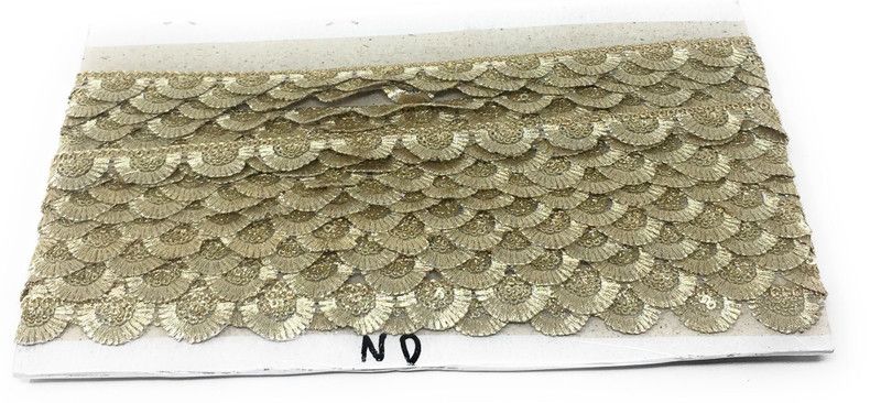 Inhika Women's Heavy Lace Border for Saree Decoration Trim, Embroidered (2 cm wide, 9 meter long, Polyester Material) Lace Reel  (Pack of 1)