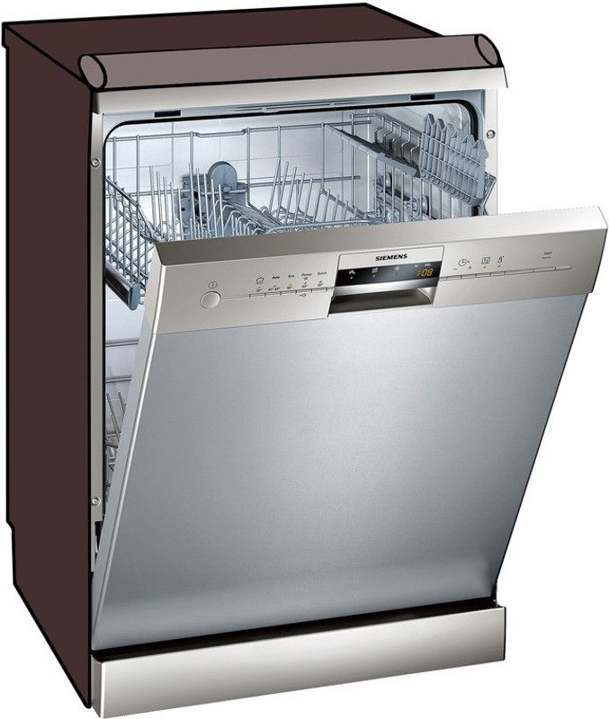 KVAR Dishwasher Cover  (Width: 29 cm, Brown)