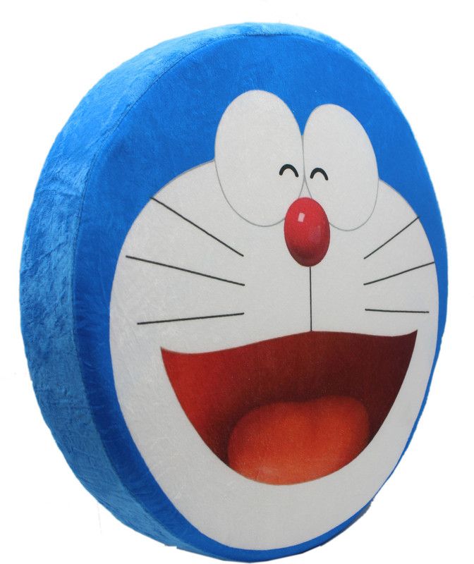 Trendy PU Foam Cartoon Design Decorative Cushion Pack of 1  (Multicolor)