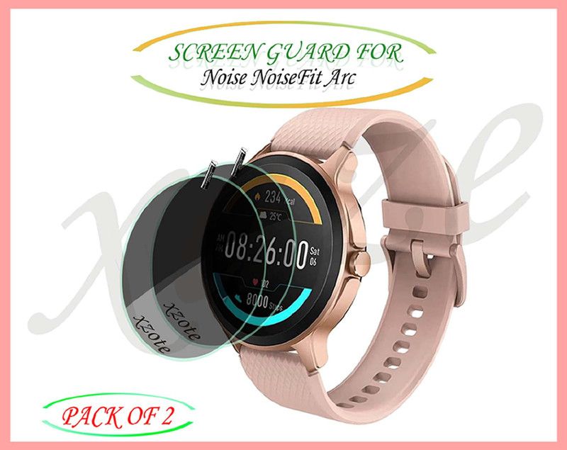 xzote Screen Guard for Noise NoiseFit Arc Smartwatch  (Pack of 2)