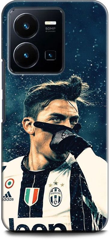 WallCraft Back Cover for Vivo Y35, V2205 FOOTBALL, SOCCER, SPORTS  (Multicolor, Dual Protection, Pack of: 1)