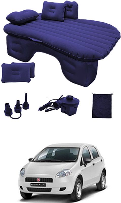 MATIES Car Air Inflatable Car Bed Mattress Airbed Overnighter Blue170 for Tourism Outdoor Camping Swimming Pool for Punto Fiat 2008 Car Inflatable Bed