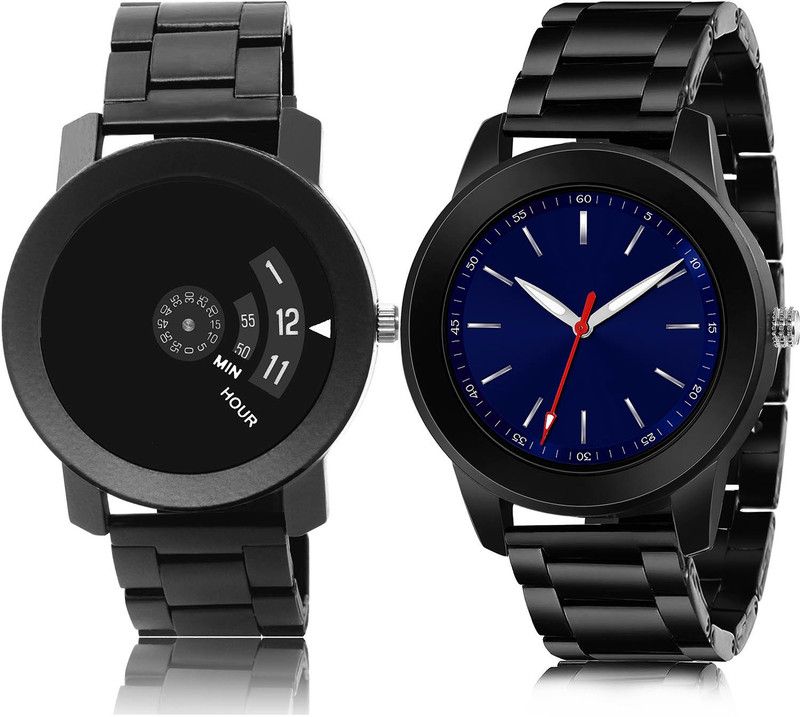 Analog Watch - For Men Classical Luxury 2 Watch Combo For Boys And Men - BO48-(54-S-20)