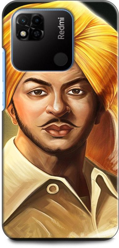 WallCraft Back Cover for REDMI 10A BHAGAT SINGH, FREEDOM FIGHTER, INDIAN, NATIONAL  (Multicolor, Dual Protection, Pack of: 1)