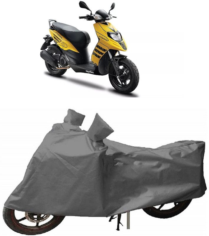 SHIVRAT Two Wheeler Cover for Aprilia  (Storm 125, Grey)