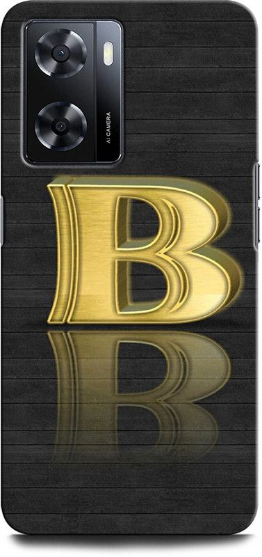 GRAFIQE Back Cover for OPPO A57 New B, B LETTER, B ALPHABET, B DESIGN  (Multicolor, Shock Proof, Pack of: 1)