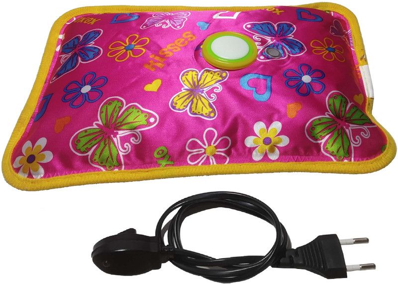 Glob RAJA Electric Rechargeable Warm Bag for Body Pain Relief Hot water bag 1 L Hot Water Bag (Multicolor) Heating Pad