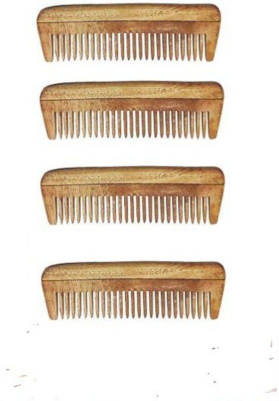 Osking Neem wood Comb Anti-Hair Fall Good For Scslp (Pacl of 4)