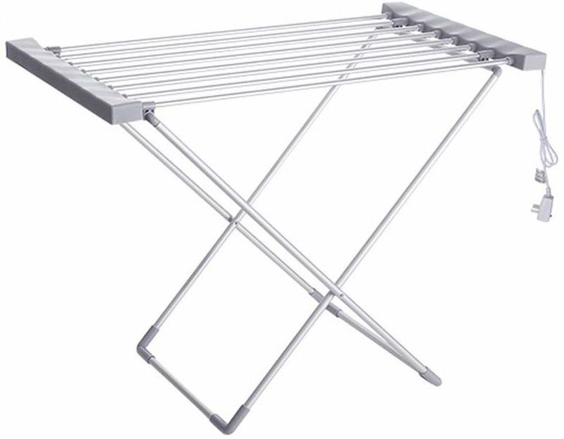 Shelzi Aluminium Floor Cloth Dryer Stand SH_456  (2 Tier)