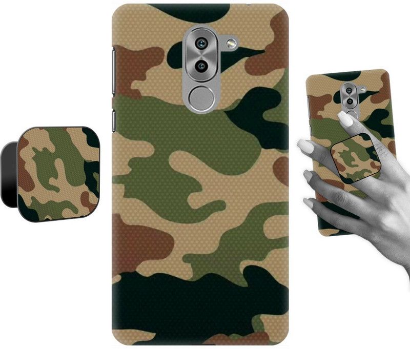 COBIERTAS Back Cover for Honor 6X  (Multicolor, Cases with Holder, Pack of: 1)