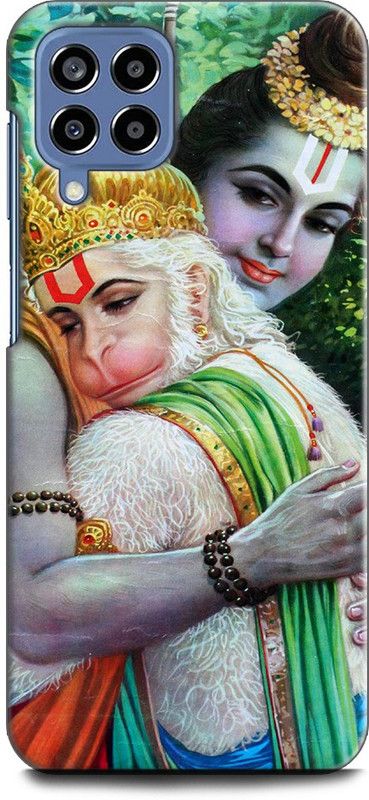 WallCraft Back Cover for SAMSUNG Galaxy M53 5G RAM JI, HANUMAN JI, GOD  (Multicolor, Dual Protection, Pack of: 1)