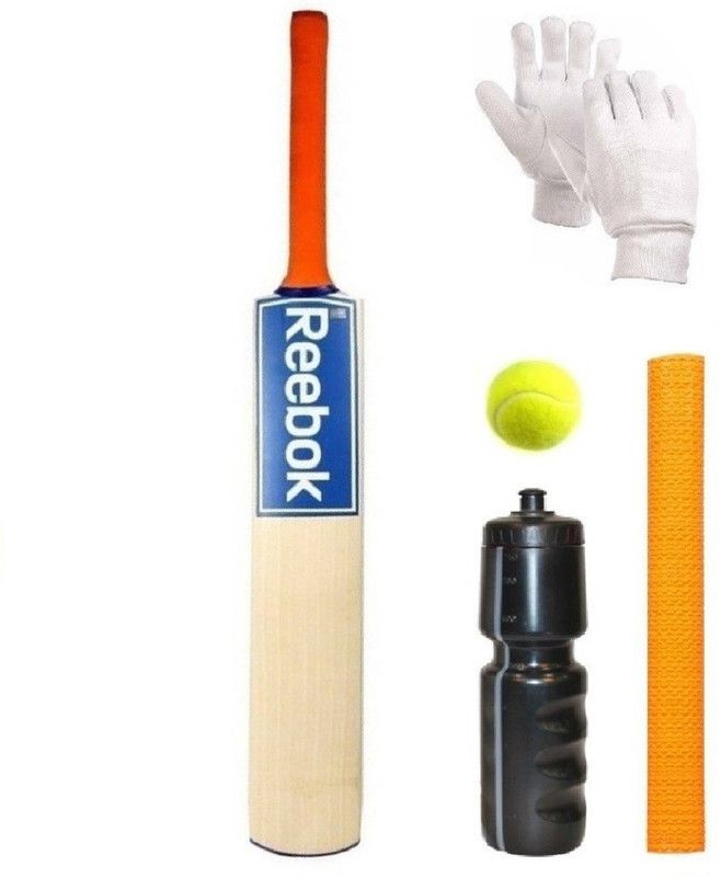 Sretail Blue Popular WillowCricket Bat (For Tennis Ball) Size-6 Combo (Kit of 5 Items) Cricket Kit