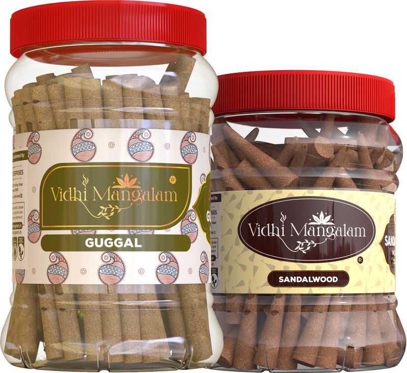 Vidhi Mangalam 1 Sandal 1 Guggal Dhoop (Pack of 2) Sandal Dhoop  (Pack of 2)