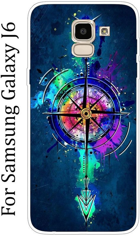 Gabroo Back Cover for Samsung Galaxy J6  (Multicolor, Grip Case, Silicon, Pack of: 1)