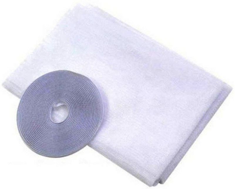RIDDHI SIDDHI Nylon Adults Washable 150x90cm Mosquito Net  (White, Frame Hung)