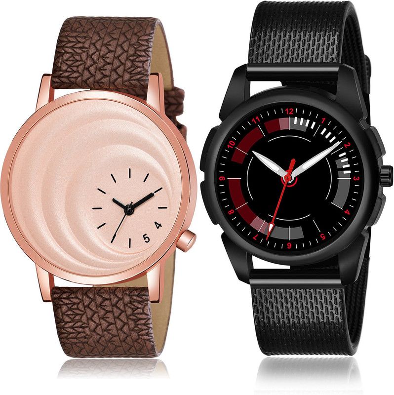 Analog Watch - For Men Brand New Unique 2 Watch Combo For Boys And Men - BM17-(45-S-10)