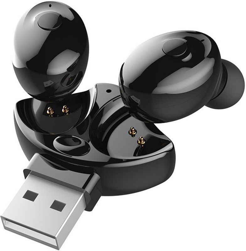 Life Like DUAL EARBUDS WITH CHARGING BOX Bluetooth Headset  (Black, In the Ear)