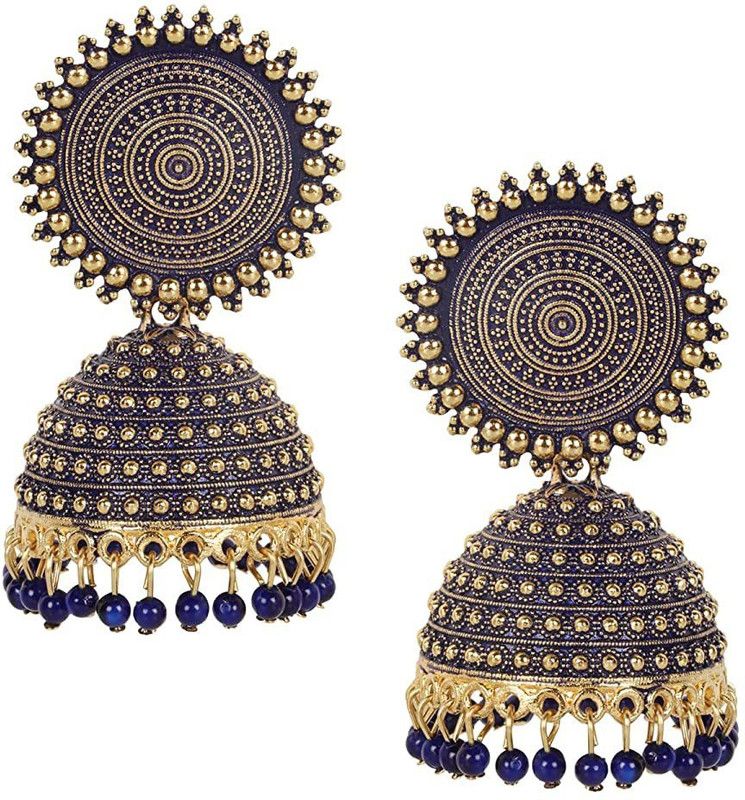 Jhumki Earrings for Women- Traditional Bollywood Ethnic Bridal Wedding jhumka Bronze Jhumki Earring