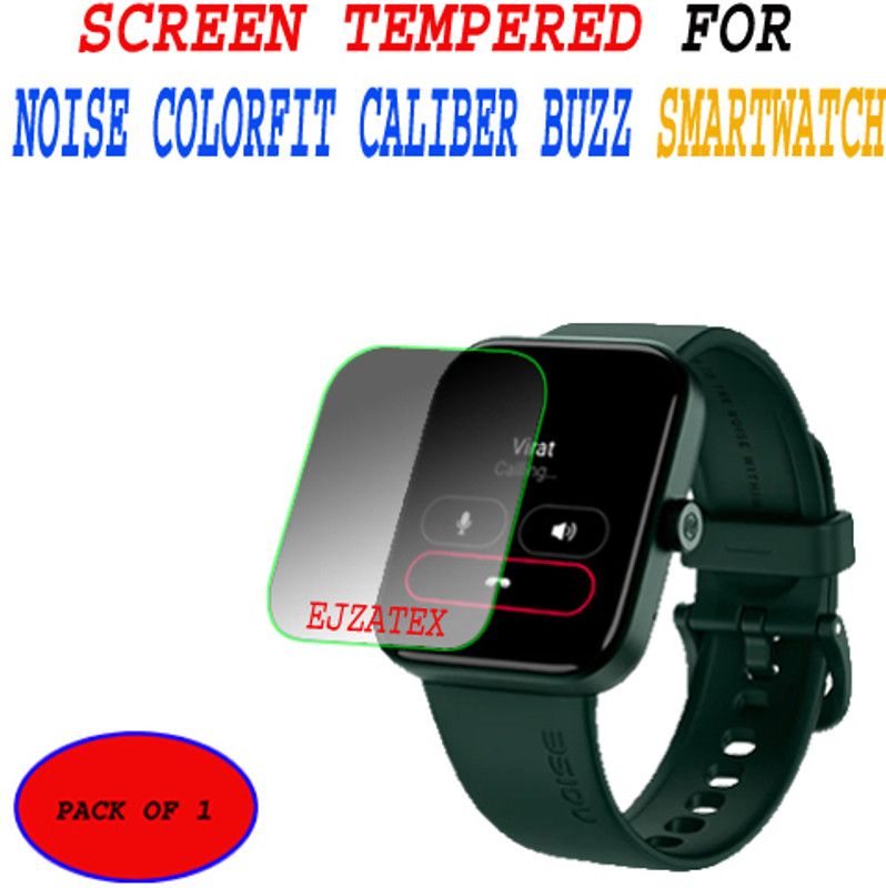 ejzatex Screen Guard for NOISE COLORFIT CALIBER BUZZ SMARTWATCH  (Pack of 3)