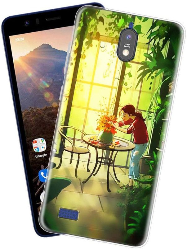 Fashionury Back Cover for Jio Phone Next  (Multicolor, Grip Case, Silicon, Pack of: 1)