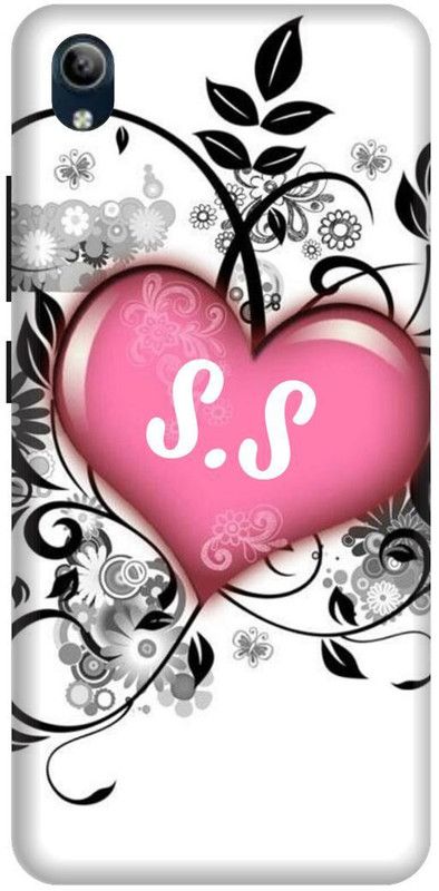 PHONE WALEY.COM Back Cover for VIVO Y90 , VIVO 1908 ,SS, S LOVES, SS NAME, SS Love Printed  (White, Hard Case, Pack of: 1)