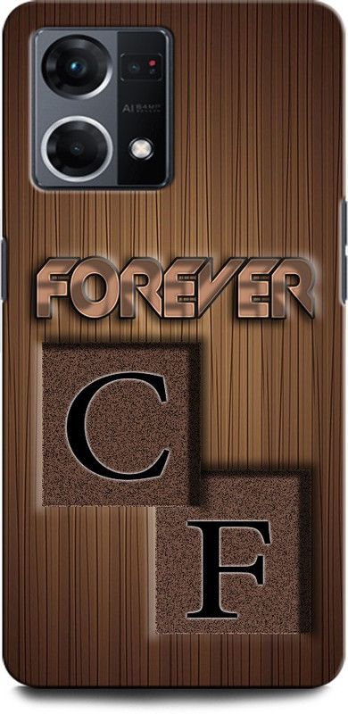 INTELLIZE Back Cover for OPPO F21 Pro 4G CF, C LOVE , F LOVE C, C LETTER, F LETTER, CF NAME  (Multicolor, Hard Case, Pack of: 1)