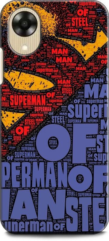 WallCraft Back Cover for OPPO A17K, CPH2471 SUPERMAN, LOGO, SUPERMAN SIGN, SUPERHERO, DC COMIC  (Multicolor, Dual Protection, Pack of: 1)