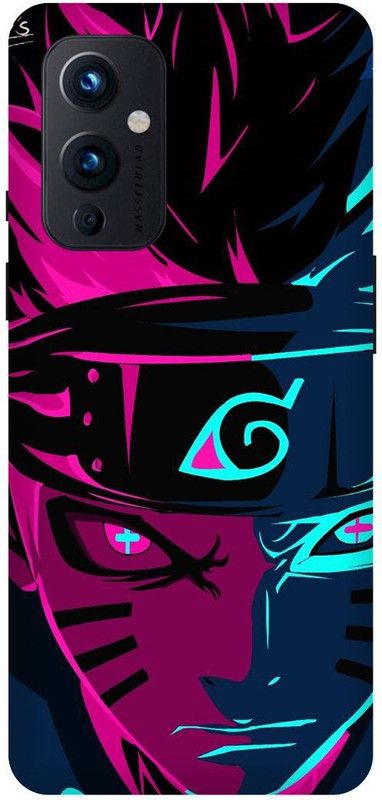 FRONK Back Cover for OnePlus 9 5G, LE2111, NARUTO, SHIPPUDEN, ANIME, NEON  (Purple, Hard Case, Pack of: 1)