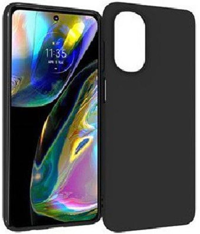 PrimeLike Back Cover for Motorola Moto E32  (Black, Shock Proof, Silicon, Pack of: 1)