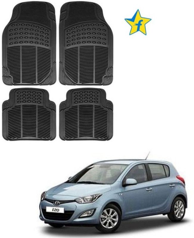 Flipkart SmartBuy Rubber Standard Mat For Hyundai i20  (Black)