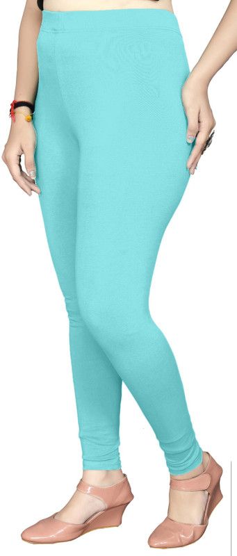 Softvelly Western Wear Legging  (Blue, Solid)