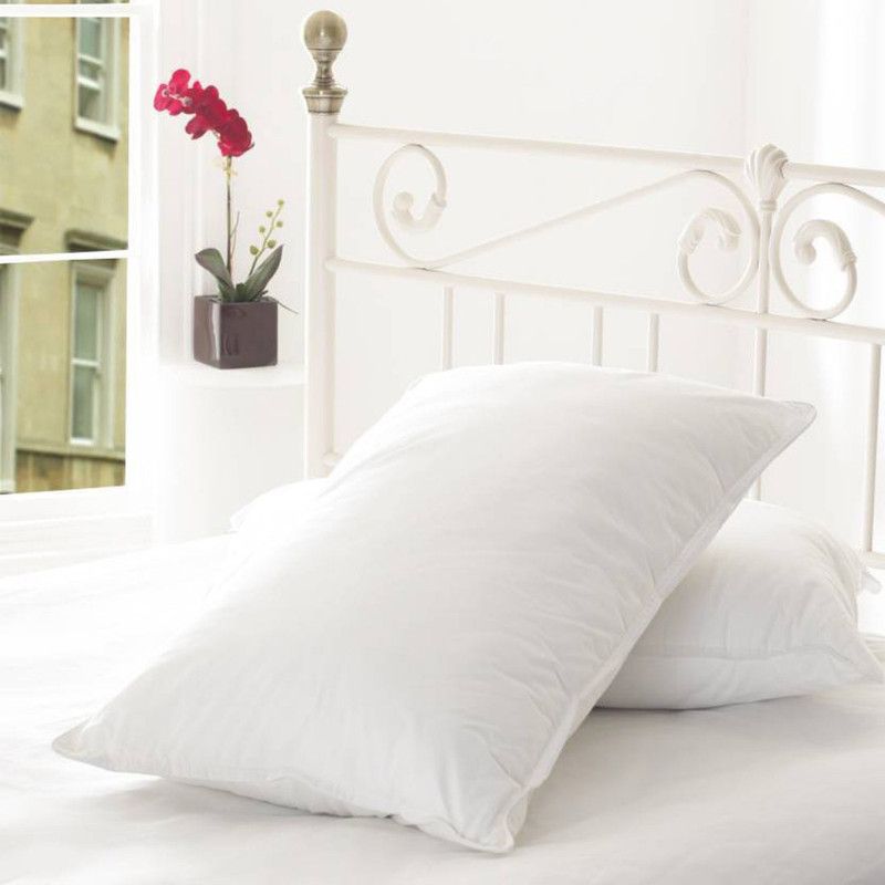 Shreejee Polyester Fibre Solid Throw Pillow Pack of 2  (White)