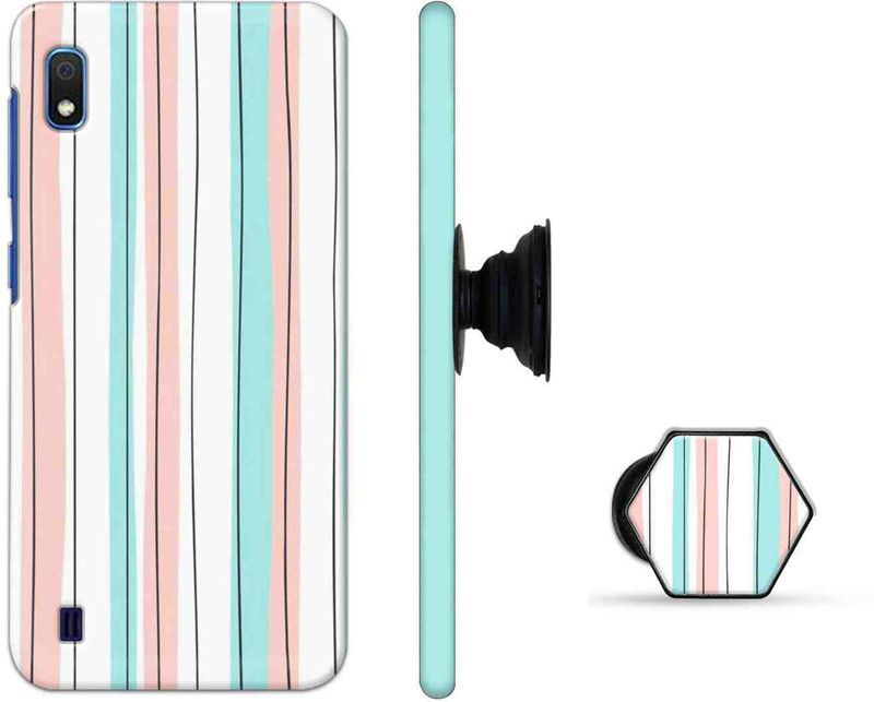 Deltavo Back Cover for Samsung Galaxy A10  (Multicolor, Cases with Holder, Pack of: 2)