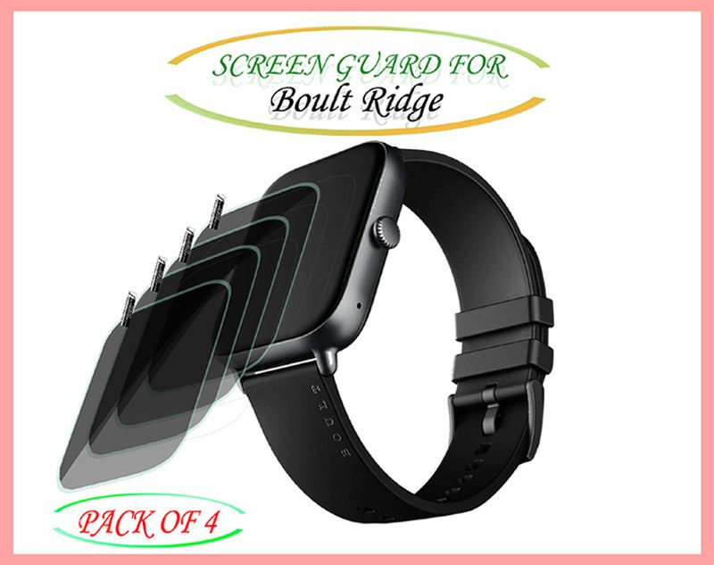 slwax Screen Guard for Boult Ridge SMARTWATCH  (Pack of 4)