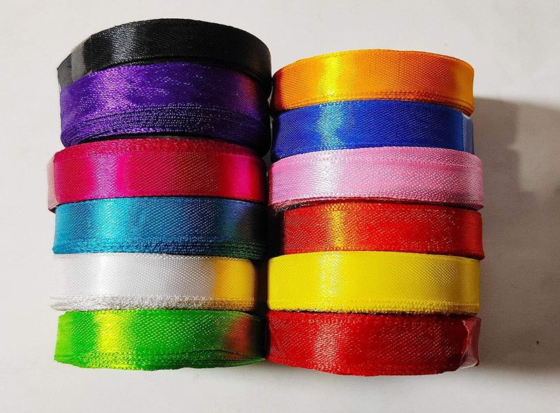 Kigssk Enterprises Multicolour Satin Ribbon