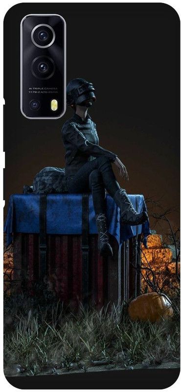 THE NARAYANA COLLECTIONS Back Cover for IQOO Z3- V2073A-PUBG,DROP,LOOT,FUNKY,GAME,GROZA  (Multicolor, Hard Case, Pack of: 1)