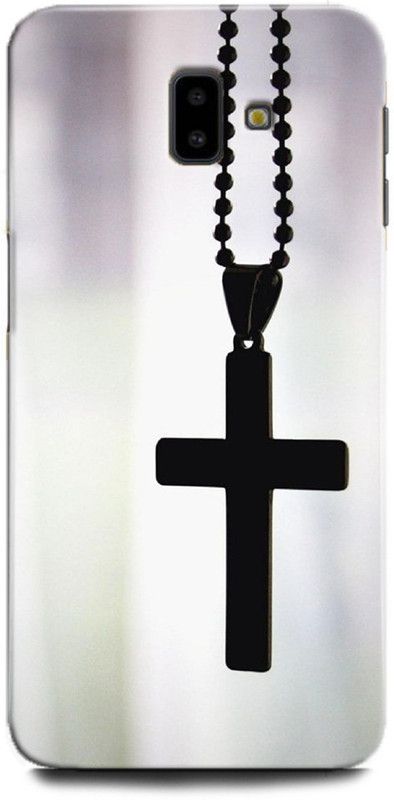 WallCraft Back Cover for SAMSUNG Galaxy J6 Plus JESUS, CRIST, JESUS SAVES CROSS, GOD, JESUS CROSS BLACK, LORD  (Multicolor, Dual Protection, Pack of: 1)