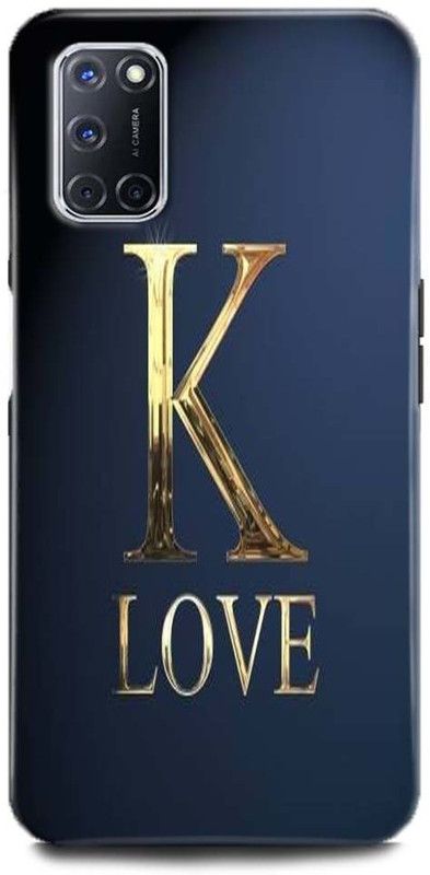 MP ARIES MOBILE COVER Back Cover for Samsung Galaxy A71 GOLDEN K LOVE PRINTED  (Multicolor, Hard Case, Pack of: 1)