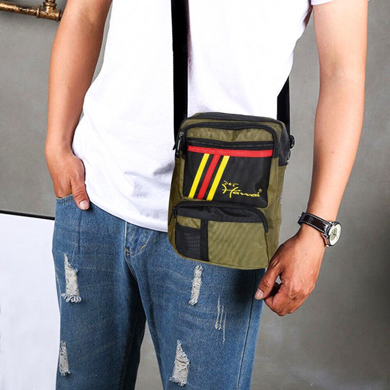 Black, Green Men & Women Sling Bag