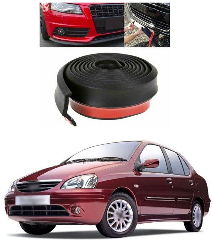 XZRTZ  Universal Front Bumper SKIRTING Kit，Front Bumper Lip Splitter Spoiler Side Skirt for Car DIY Decoration 218 Car Side Beading  (Black)