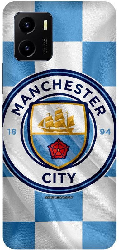 FRONK Back Cover for vivo Y15c, V2147, MANCHESTER, UNITED, LOGO, SIGN, FOOTBALL  (Blue, Hard Case, Pack of: 1)