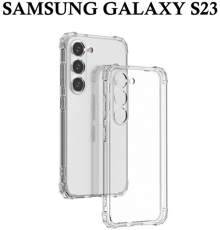 ROYALBASE Back Cover for Samsung Galaxy S23  (Transparent, Shock Proof, Silicon, Pack of: 1)